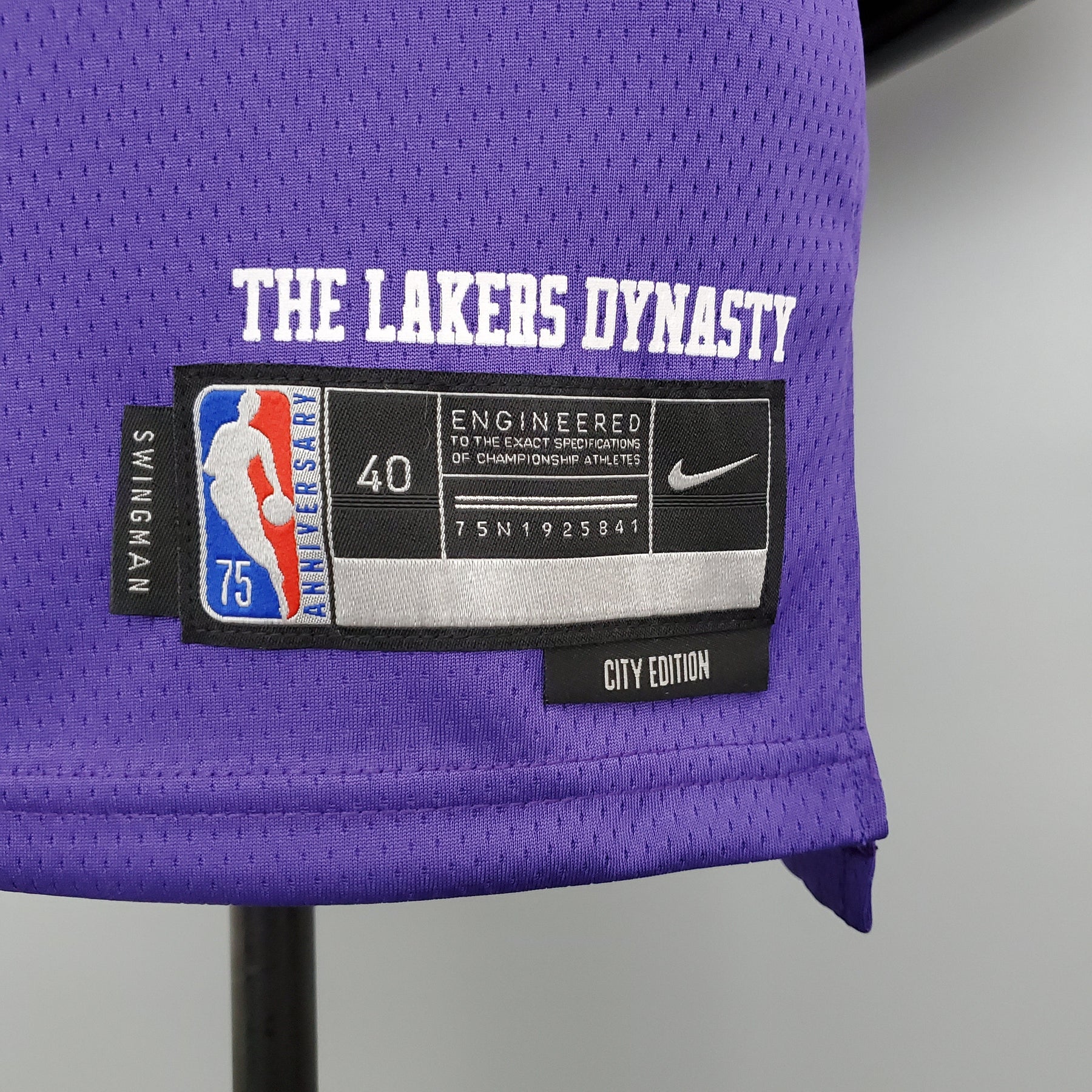 Camisa NBA Lakers #23 James City Edition Purple - 23/24