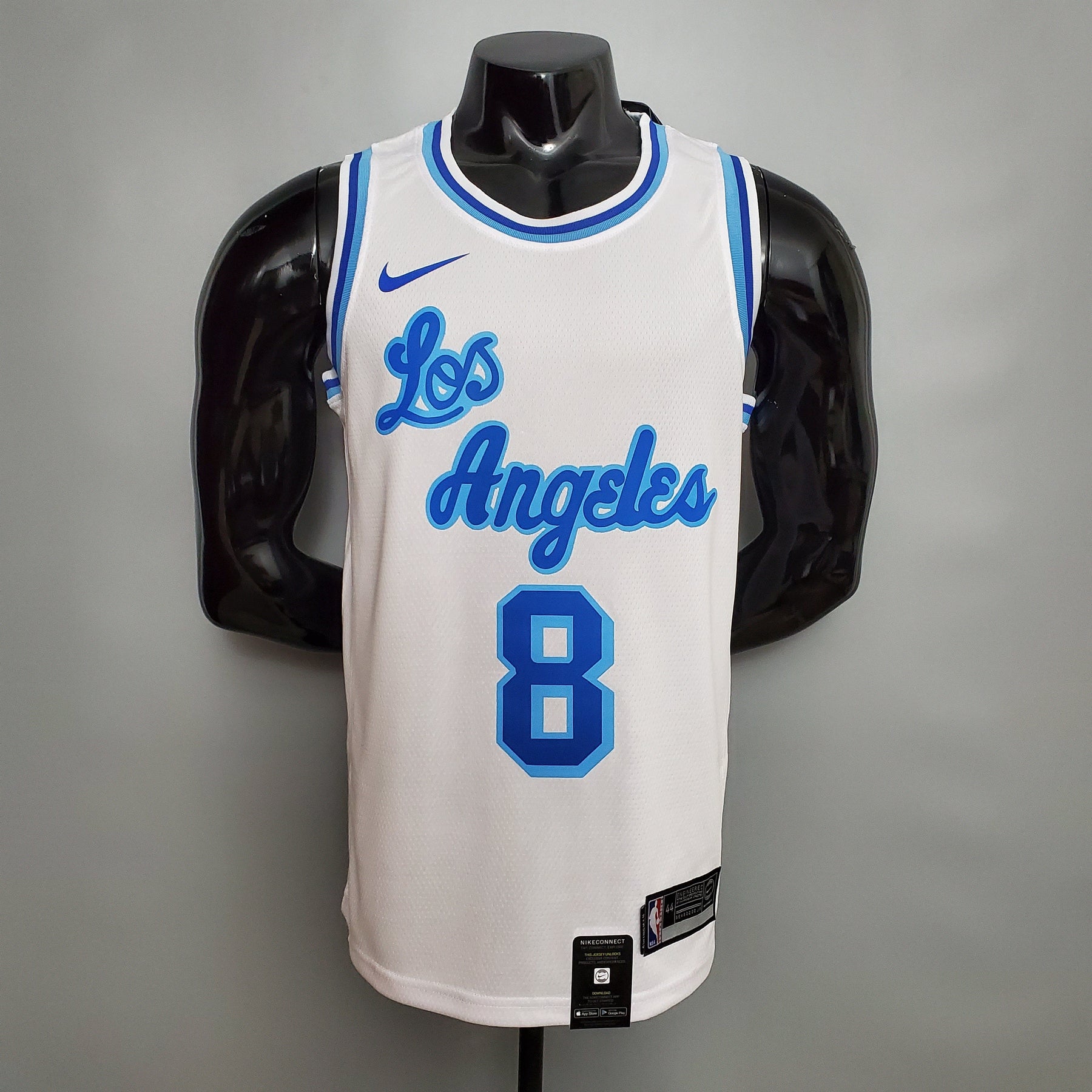 Camisa NBA Lakers #8 Bryant Retro Night White - 23/24
