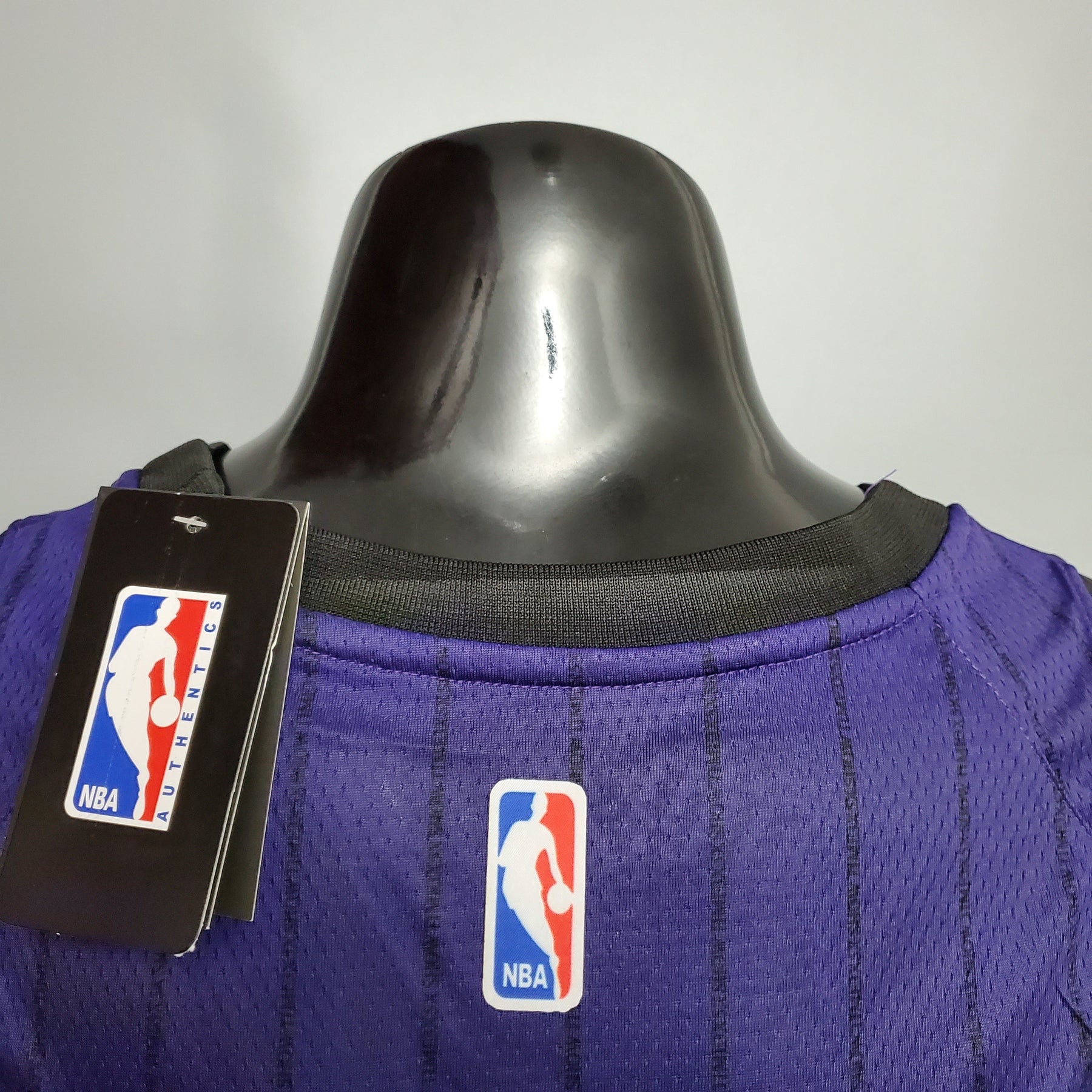 Camisa NBA Lakers #23 James Purple Stripe - 23/24