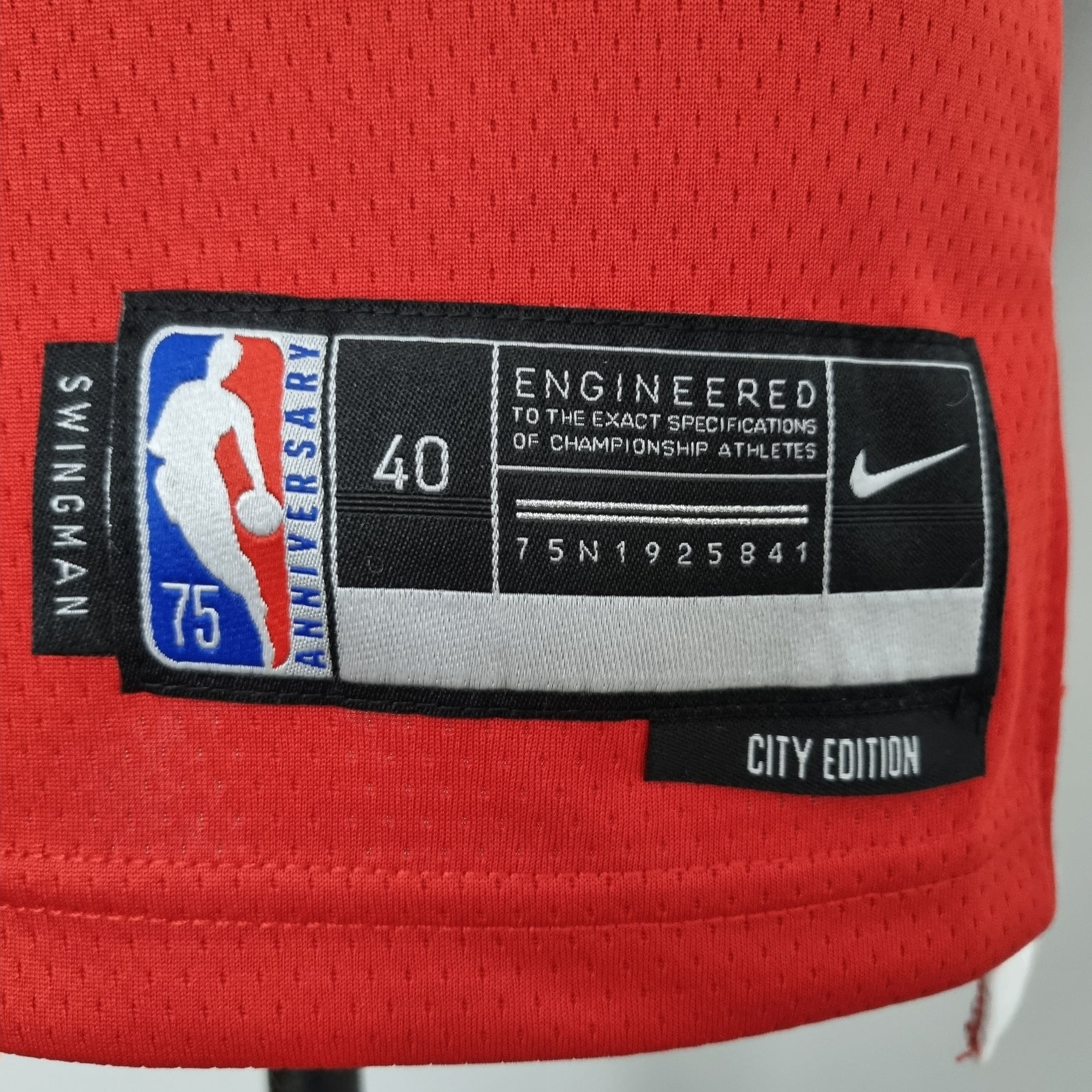Camisa NBA Chicago Bulls #6 Caruso - 75° Aniversário Red