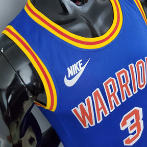 Camisa NBA Golden State Warriors #3 Poole - Retro Blue