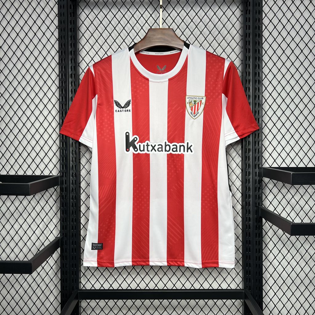 Camisa Athletic Bilbao Titular 24/25 - Versão Torcedor