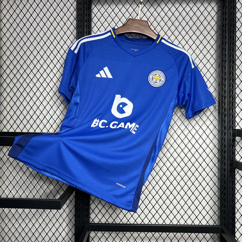 Camisa Leicester Home 24/25 Adidas Torcedor Masculina - Lançamento