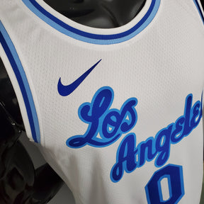 Camisa NBA Lakers #0 Westbrook Latin Night White - 23/24